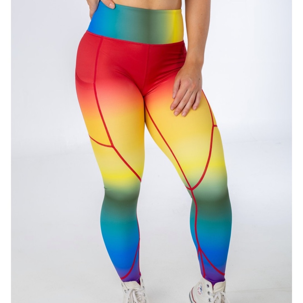 Rainbow CNC leggings